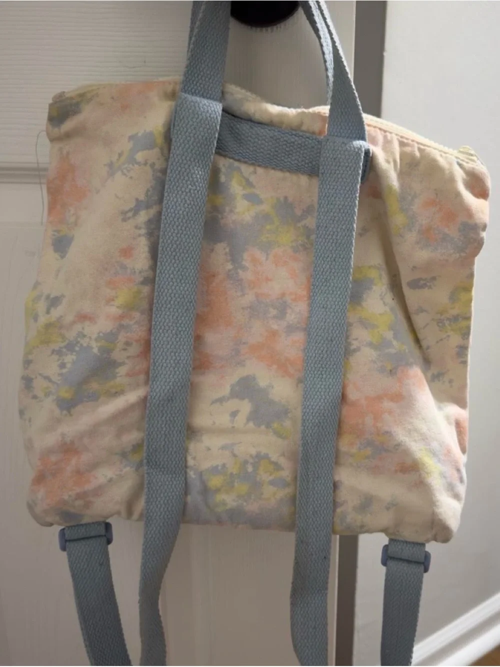 backpack with water color style